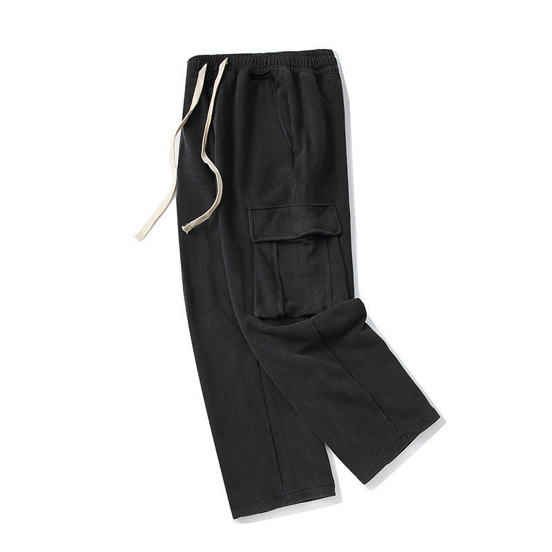 Loose Large Pocket Knitted Sweatpants