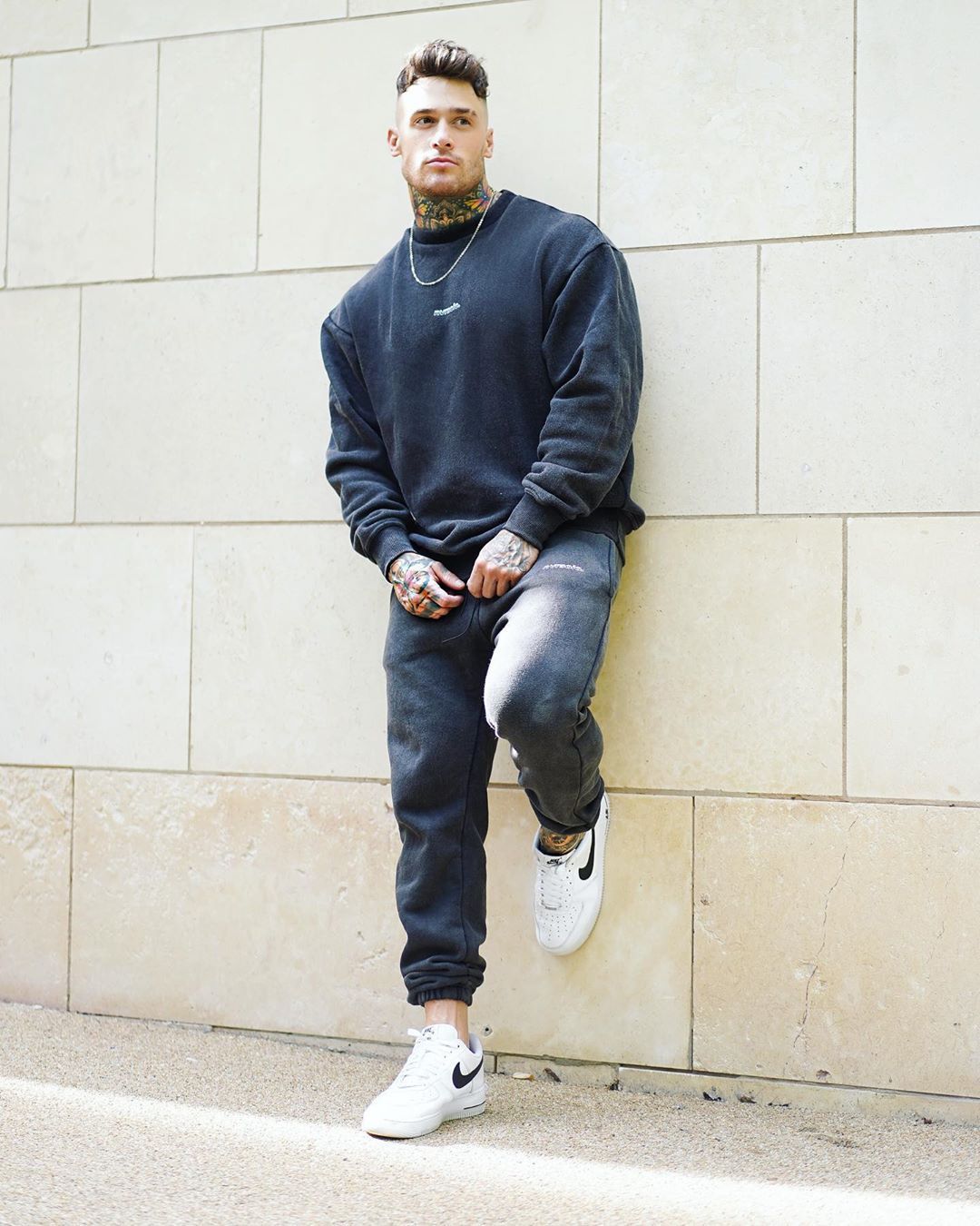 Double Sided Fleece Warm Crew Neck Oversized Loose T-Shirt