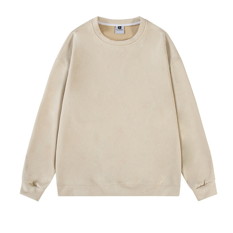 Autumn And Winter Stiff Oversize American Retro Suede Jacket