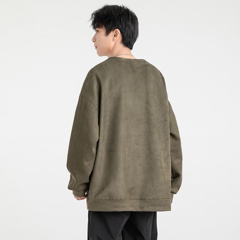Autumn And Winter Stiff Oversize American Retro Suede Jacket