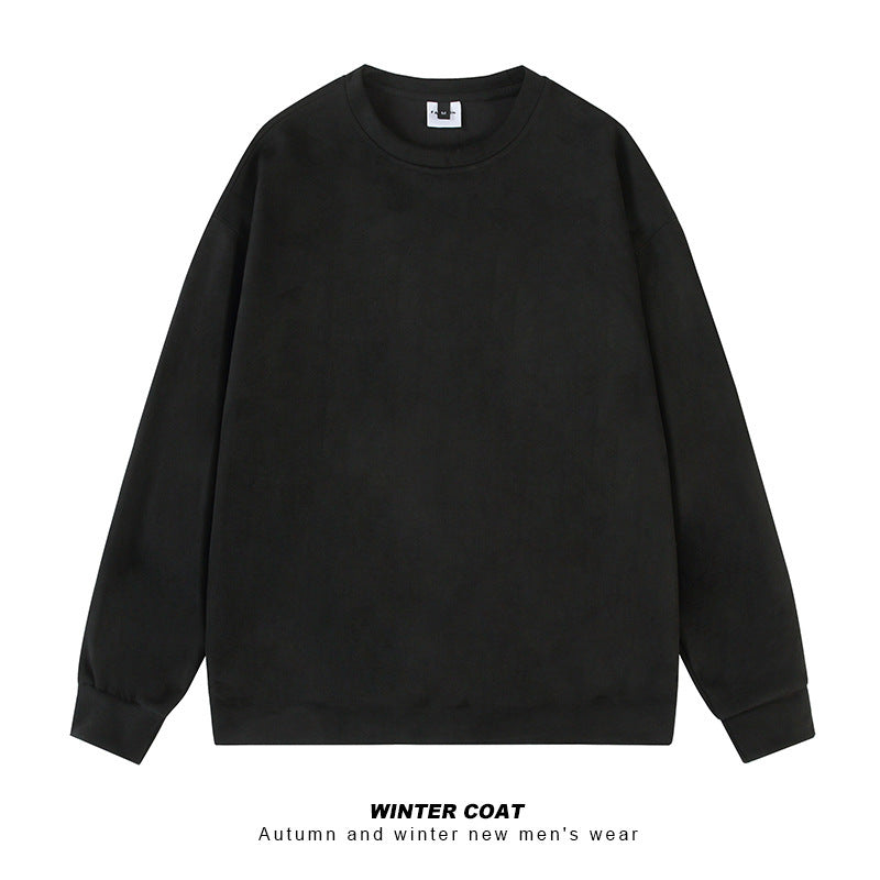 Autumn And Winter Stiff Oversize American Retro Suede Jacket