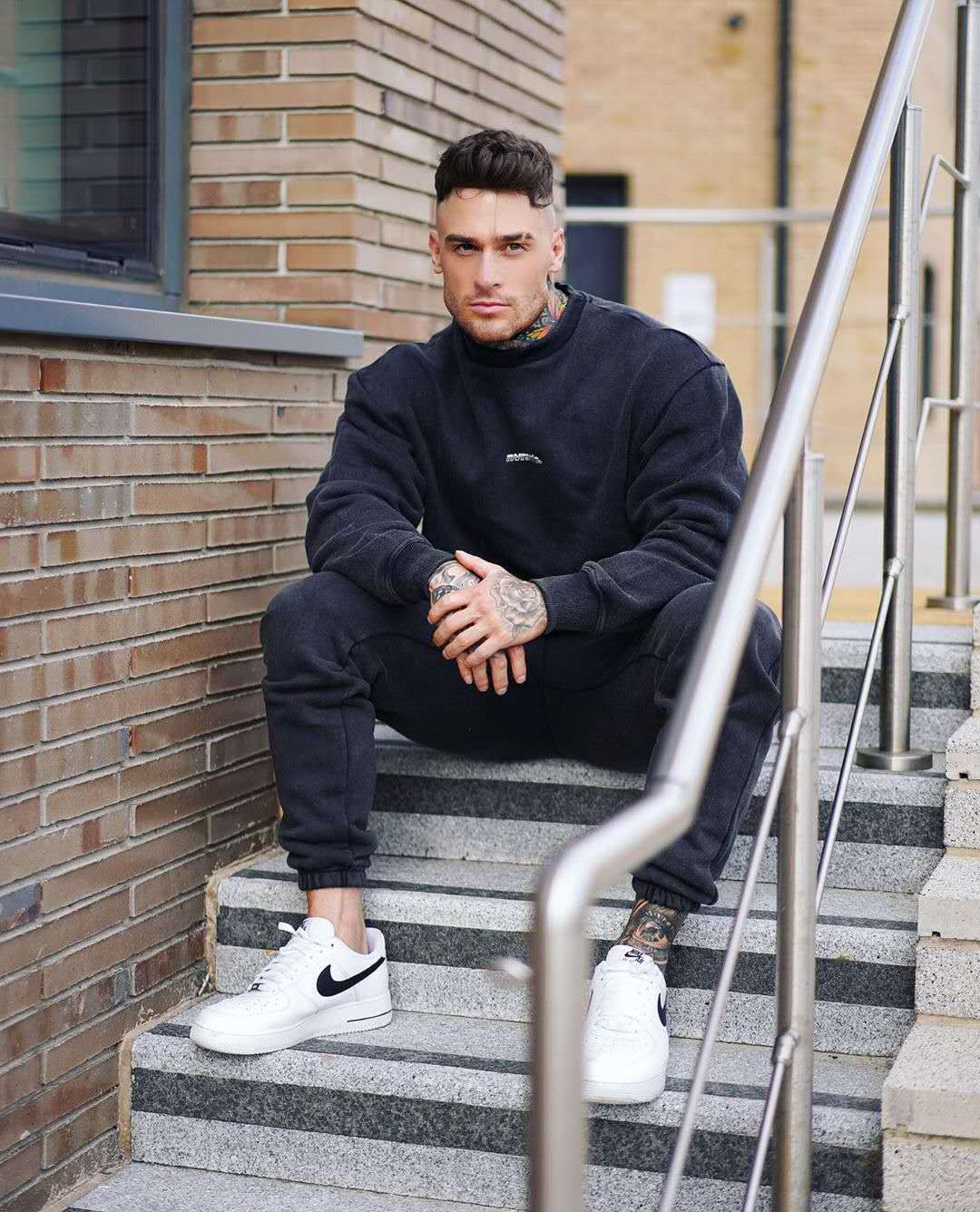 Double Sided Fleece Warm Crew Neck Oversized Loose T-Shirt