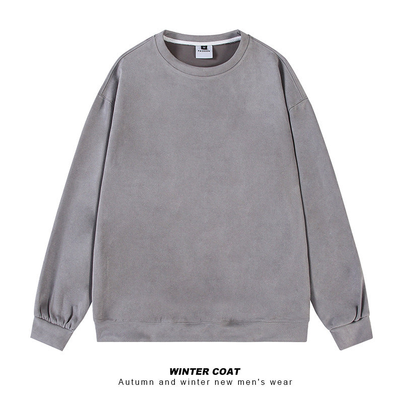 Autumn And Winter Stiff Oversize American Retro Suede Jacket